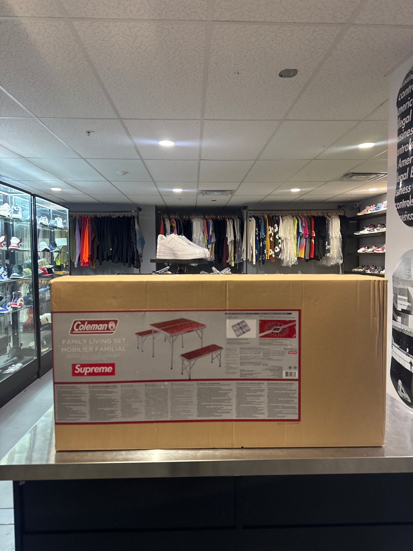 Supreme Coleman Folding Table Set