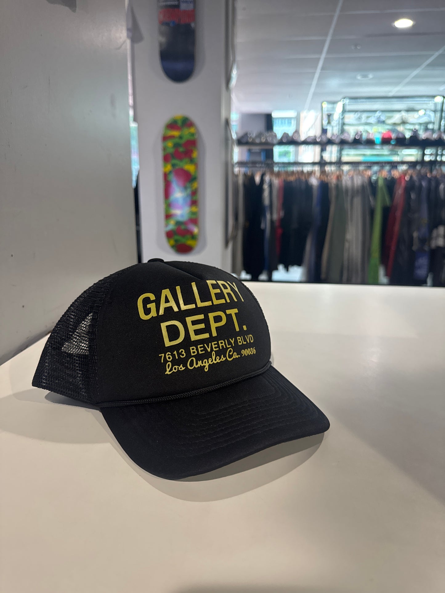 Gallery Dept. Trucker Hat Black/Gold