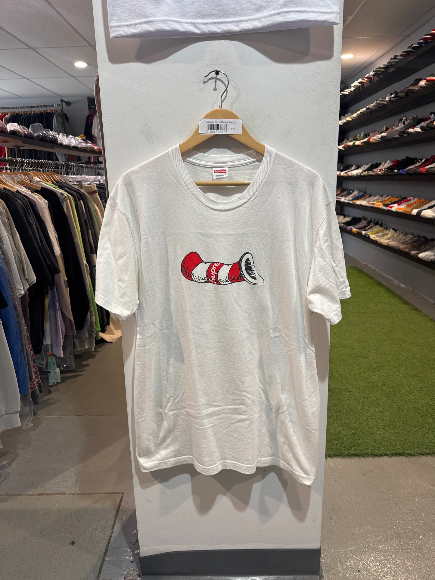 Supreme Cat In The Hat Tee (L)
