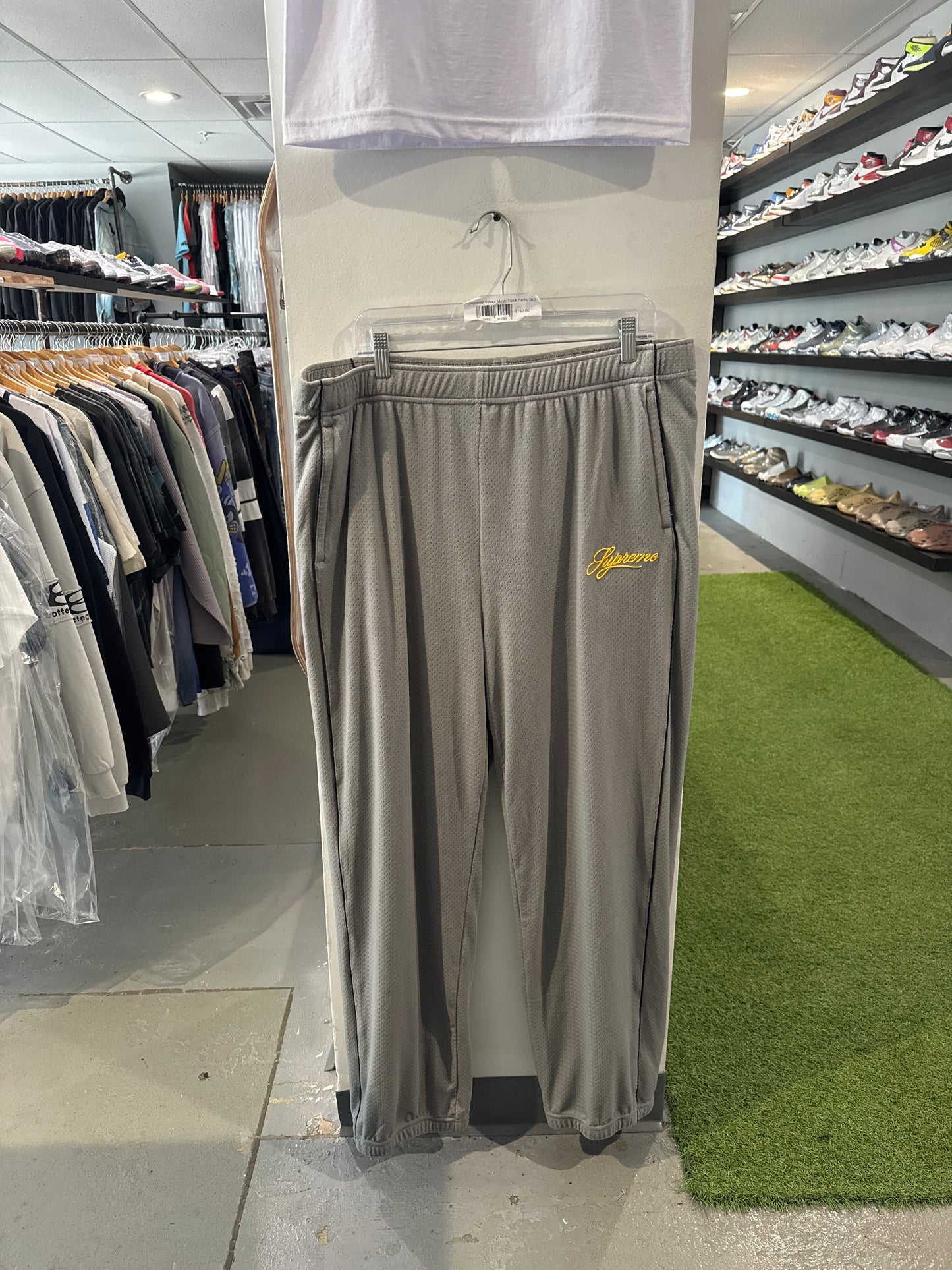Supreme Velour Mesh Track Pants
