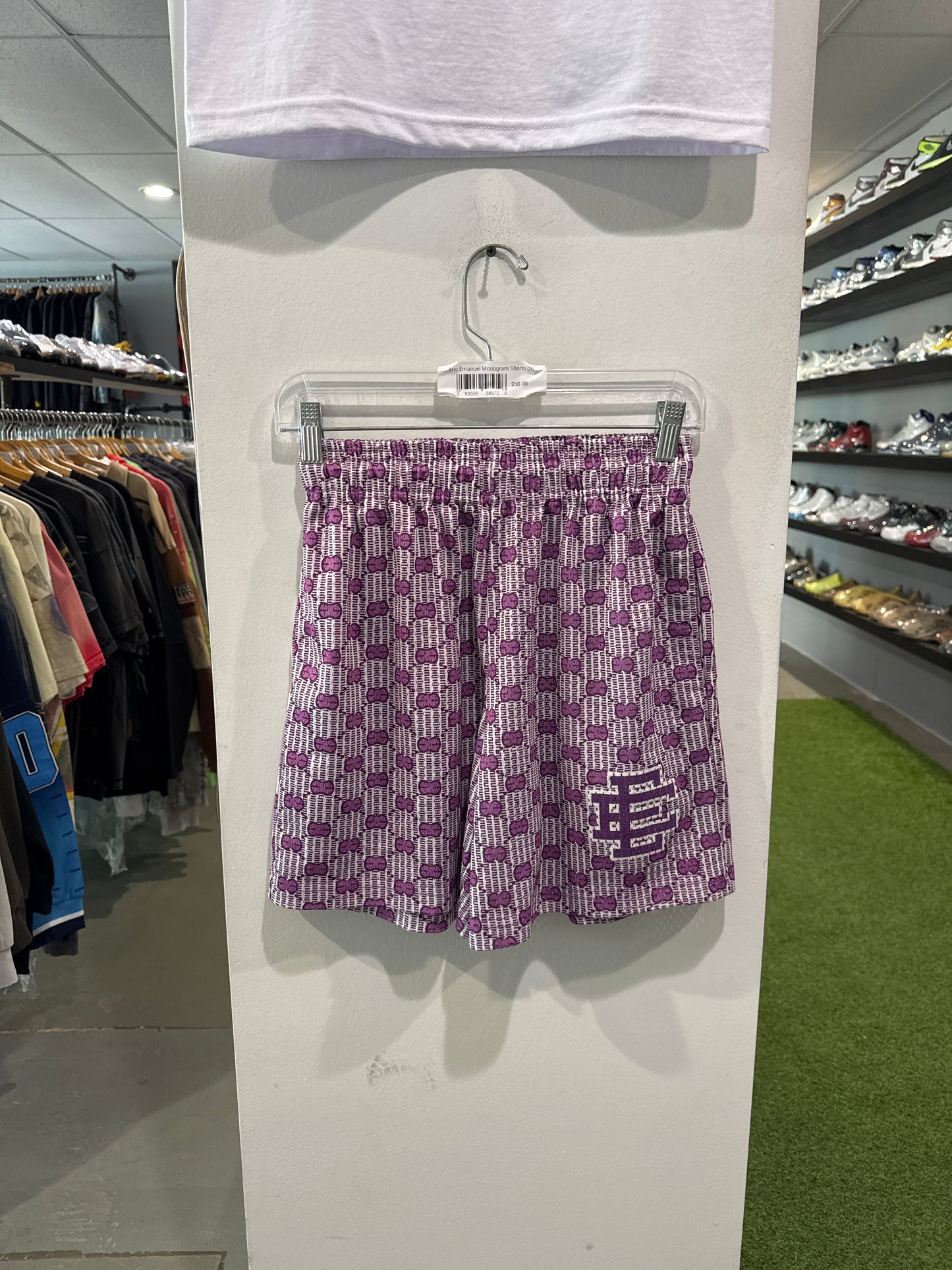 Eric Emanuel Monogram Shorts (S)