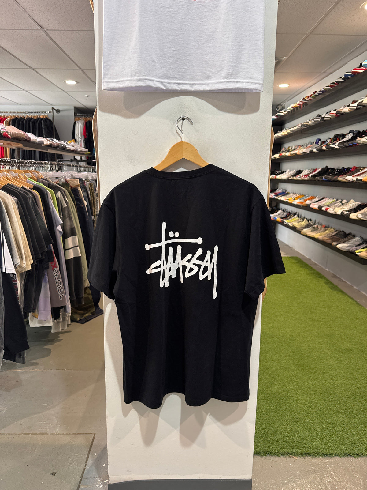 Stussy Basic Logo Tee Black