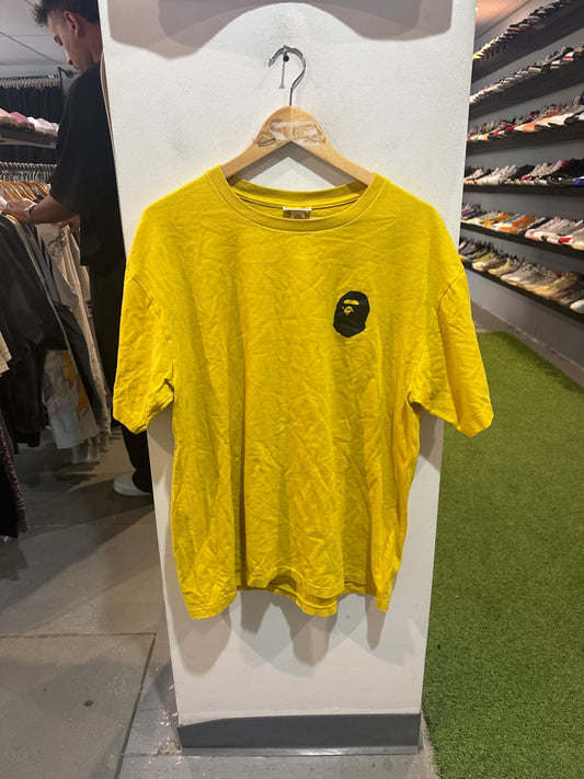 Bape Multi Logo Tee Yellow (XXL)