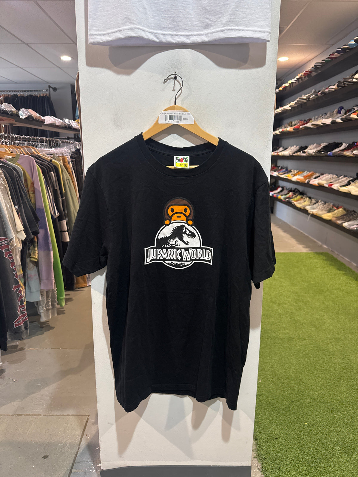 Bape Baby Milo Jurassic World Tee (XXL)