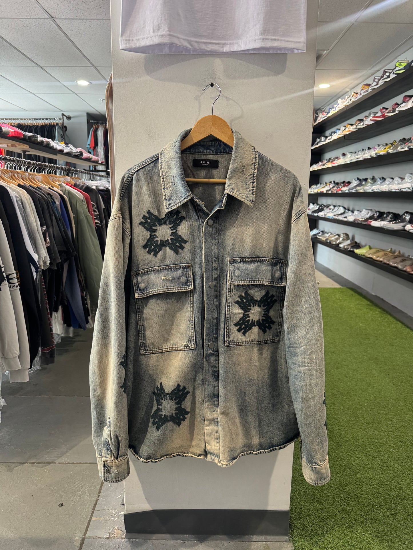 Amiri MA Quad Denim Shirt
