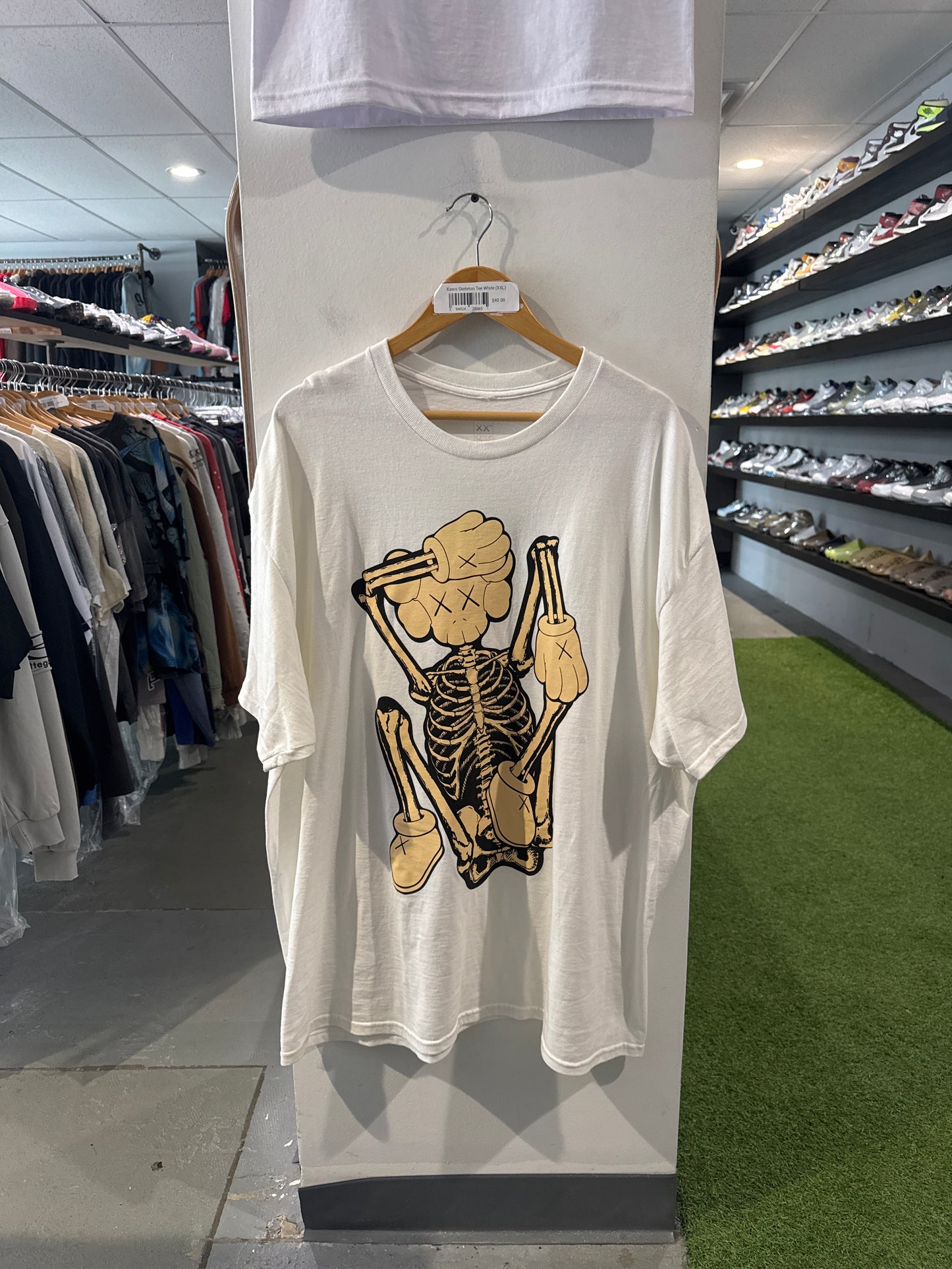 Kaws Skeleton Tee White (XXL)
