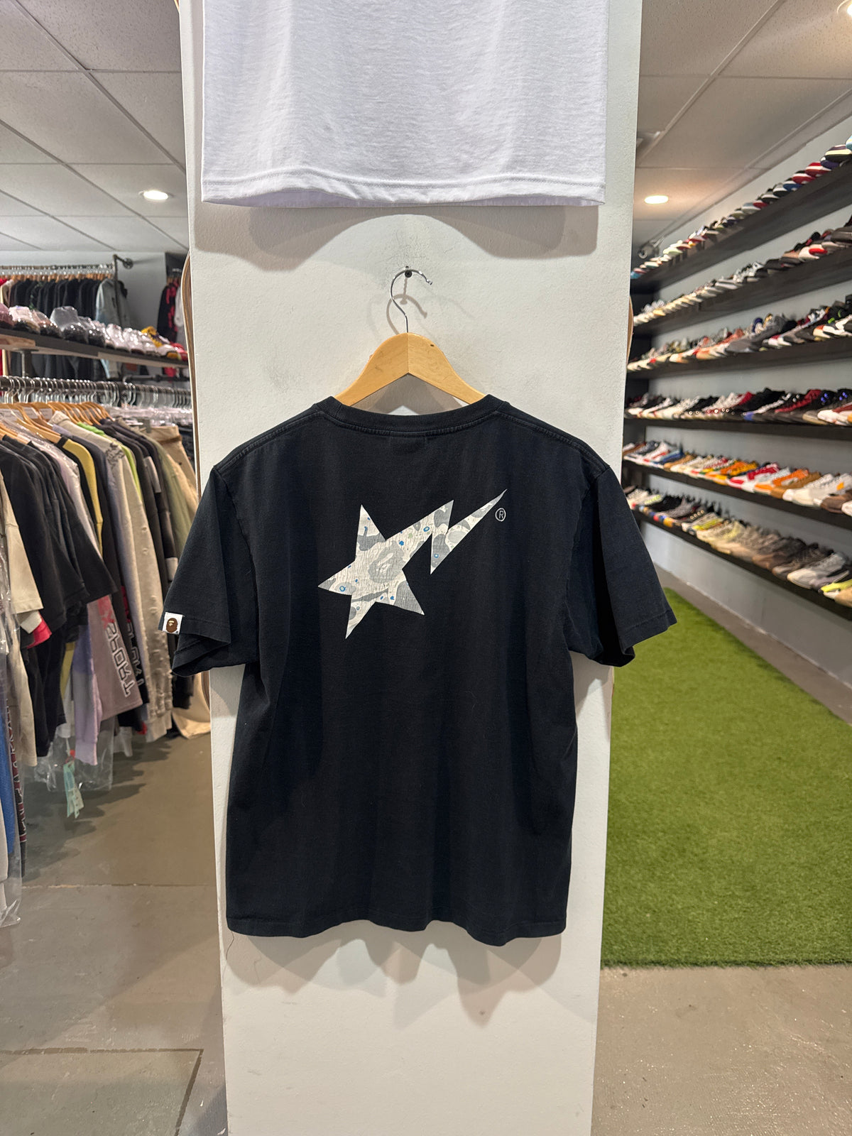 Bape Bapesta Space Camo Tee (M)