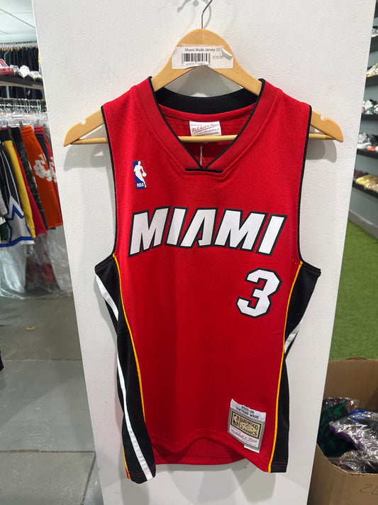 Miami Heat Wade Mitchell & Ness Jersey (S)