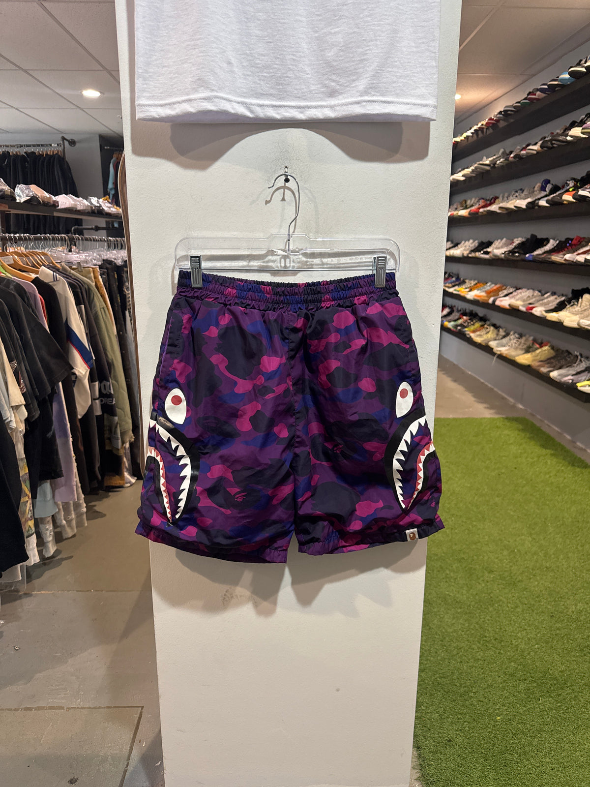 Bape Purple Camo Shorts (S)