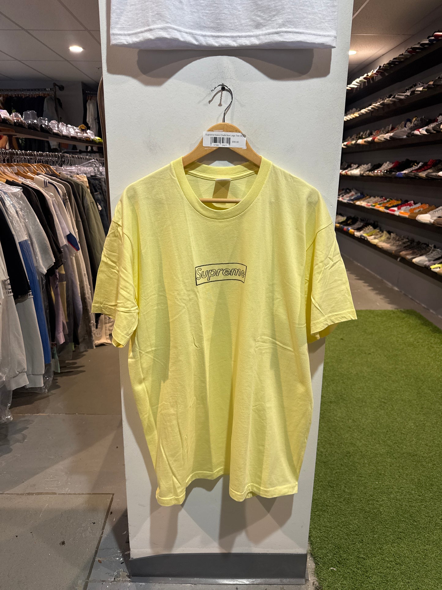 Supreme Kaws Chalk Box Logo Tee