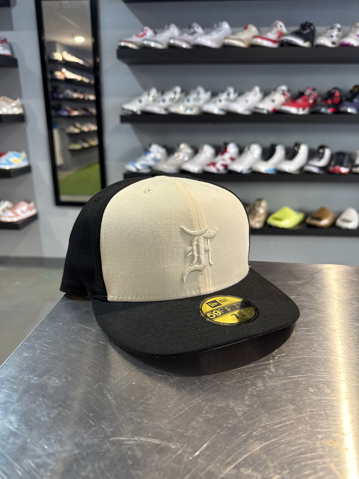 Essentials Fear Of God Fitted Black (7 5/8)