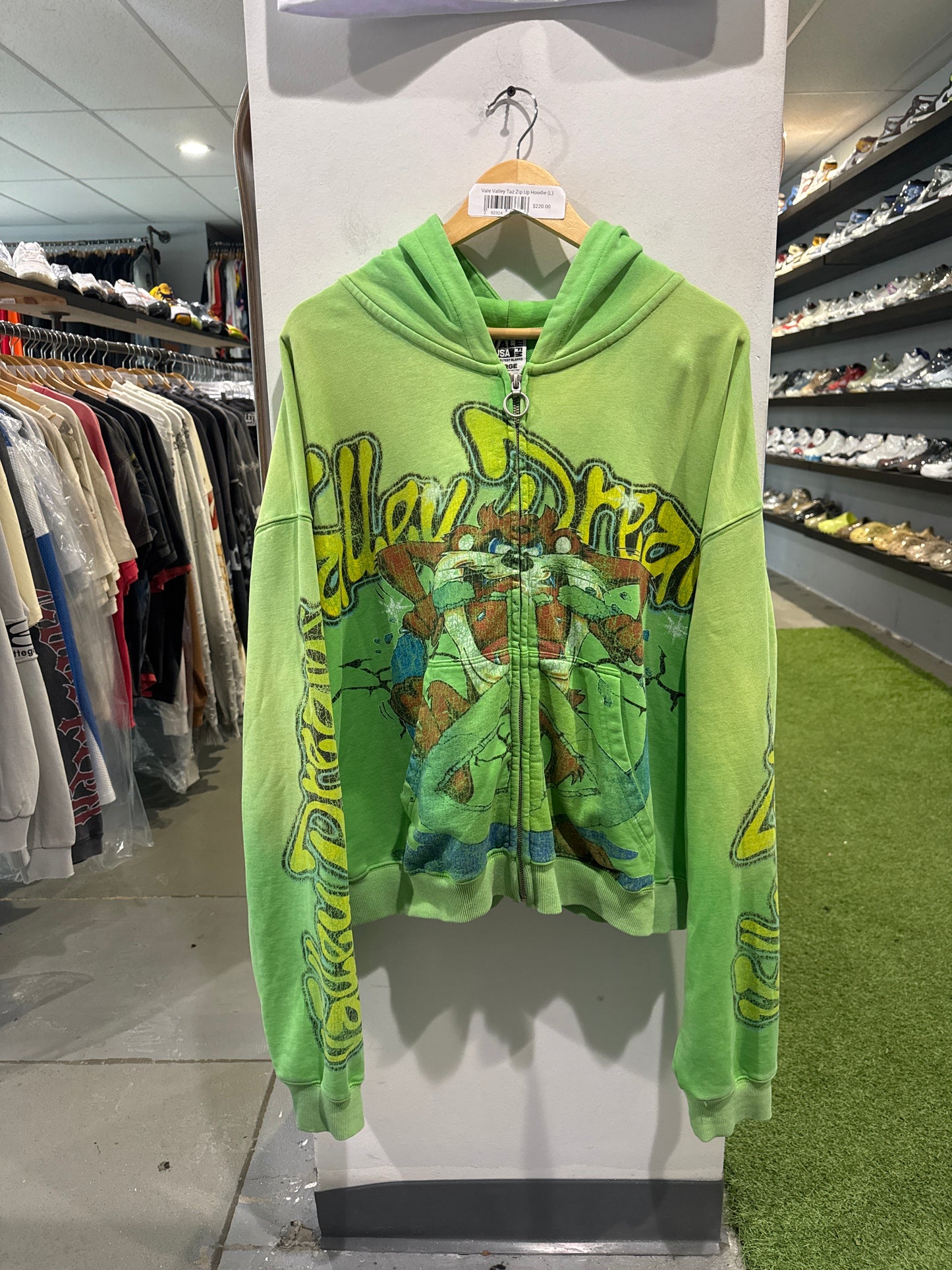 Vale Valley Taz Zip Up Hoodie