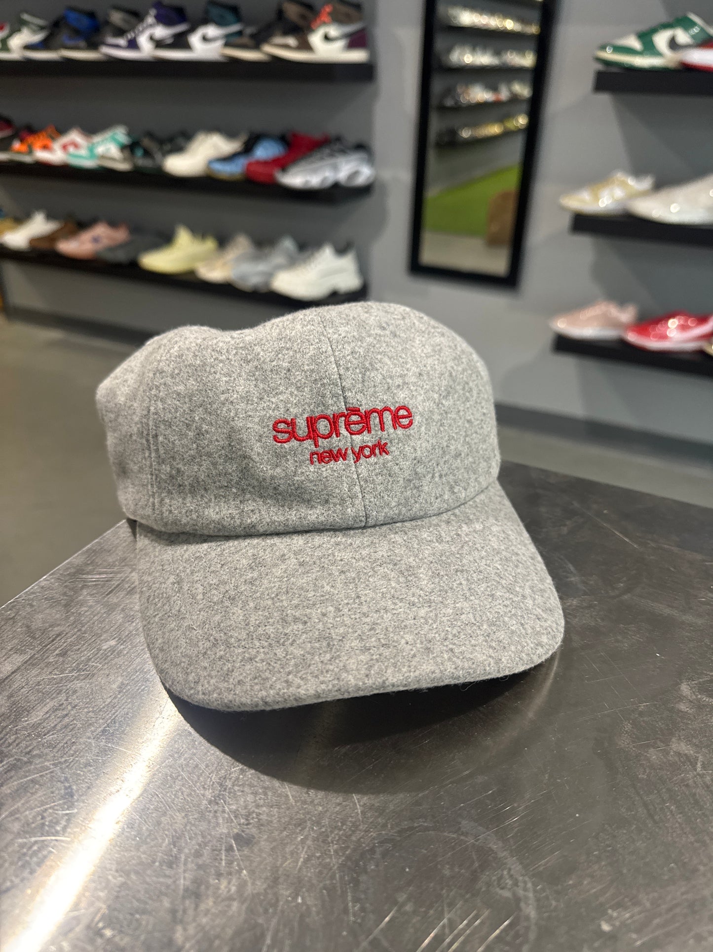 Supreme Waxed Wool 6-Panel Cap