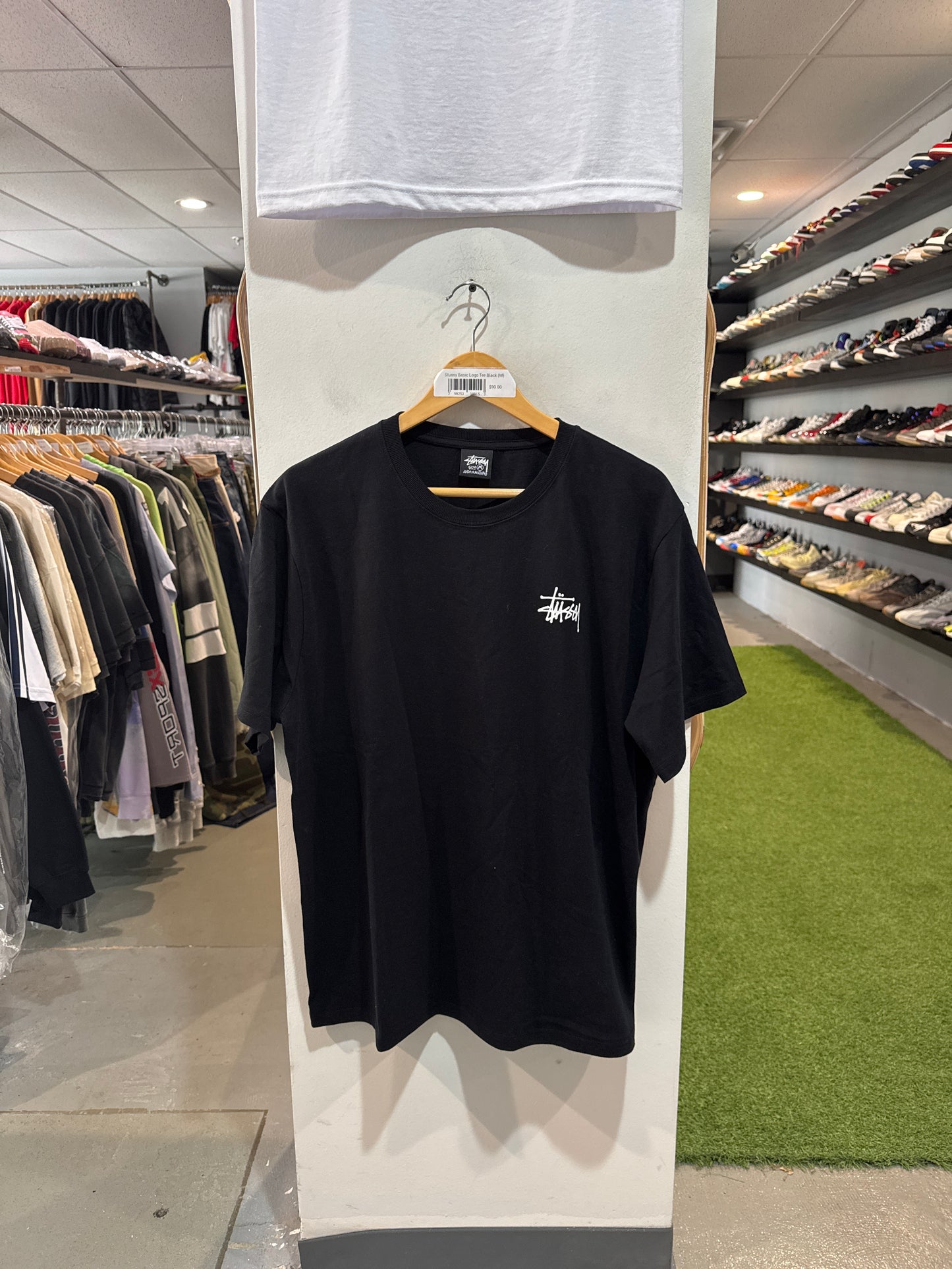 Stussy Basic Logo Tee Black