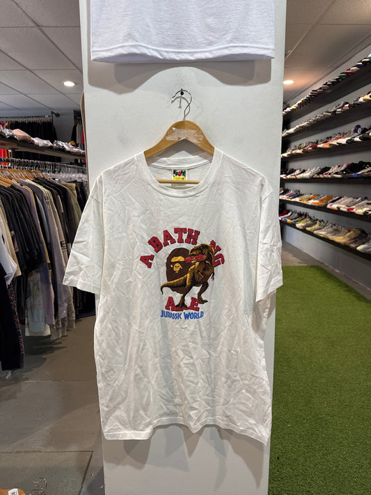 Bape x Jurassic World Raptor College Logo Tee (XXL)
