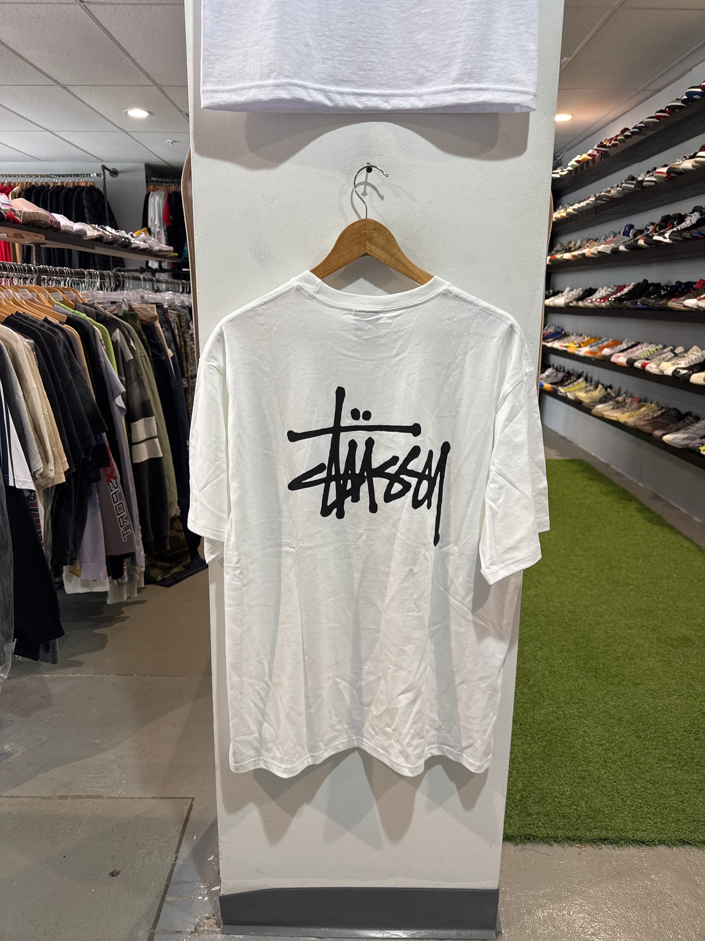 Stussy Basic Logo Tee White