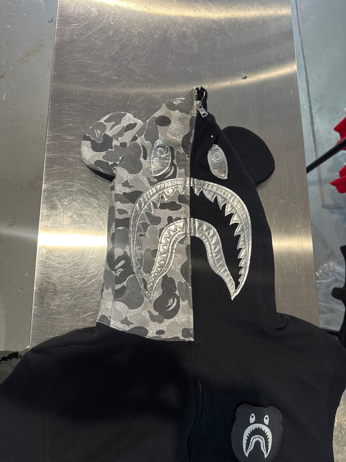 Bape Medicom Zip Up Shark Hoodie