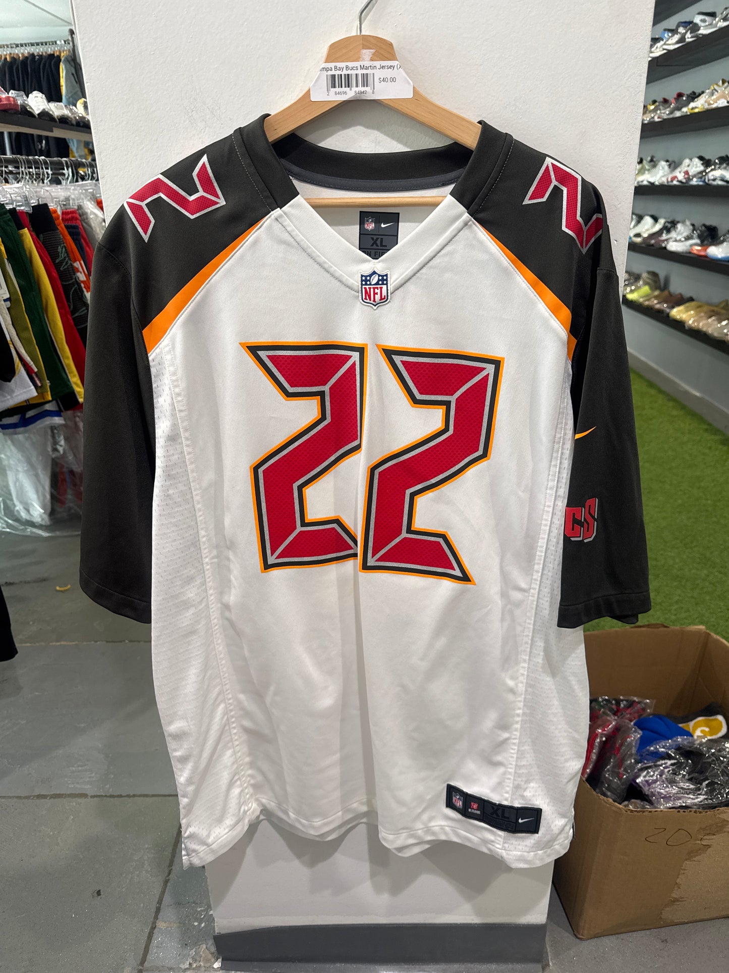 Tampa Bay Buccaneers Martin Jersey (XL)