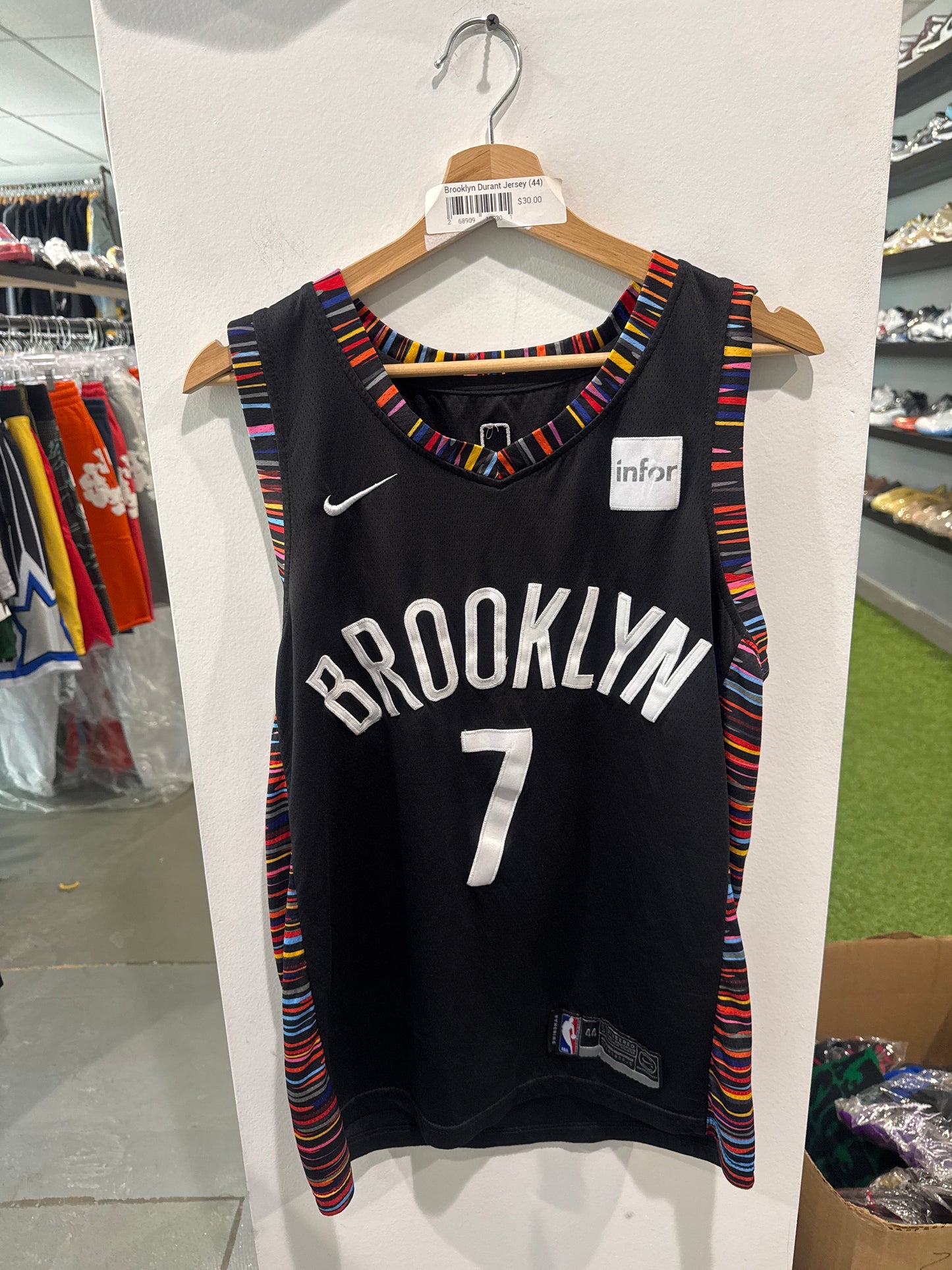Brooklyn Nets Durant Nike Jersey (44 Youth)