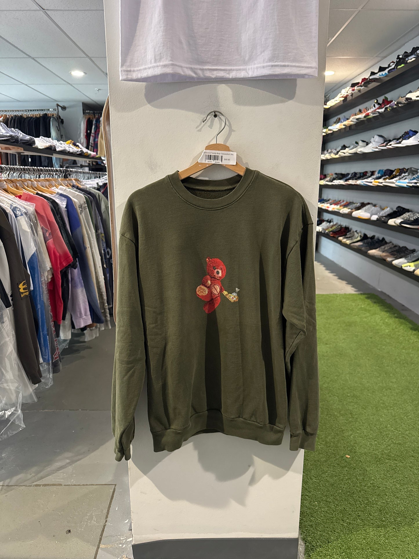 Astroworld Teddy Bear Sweatshirt (M)