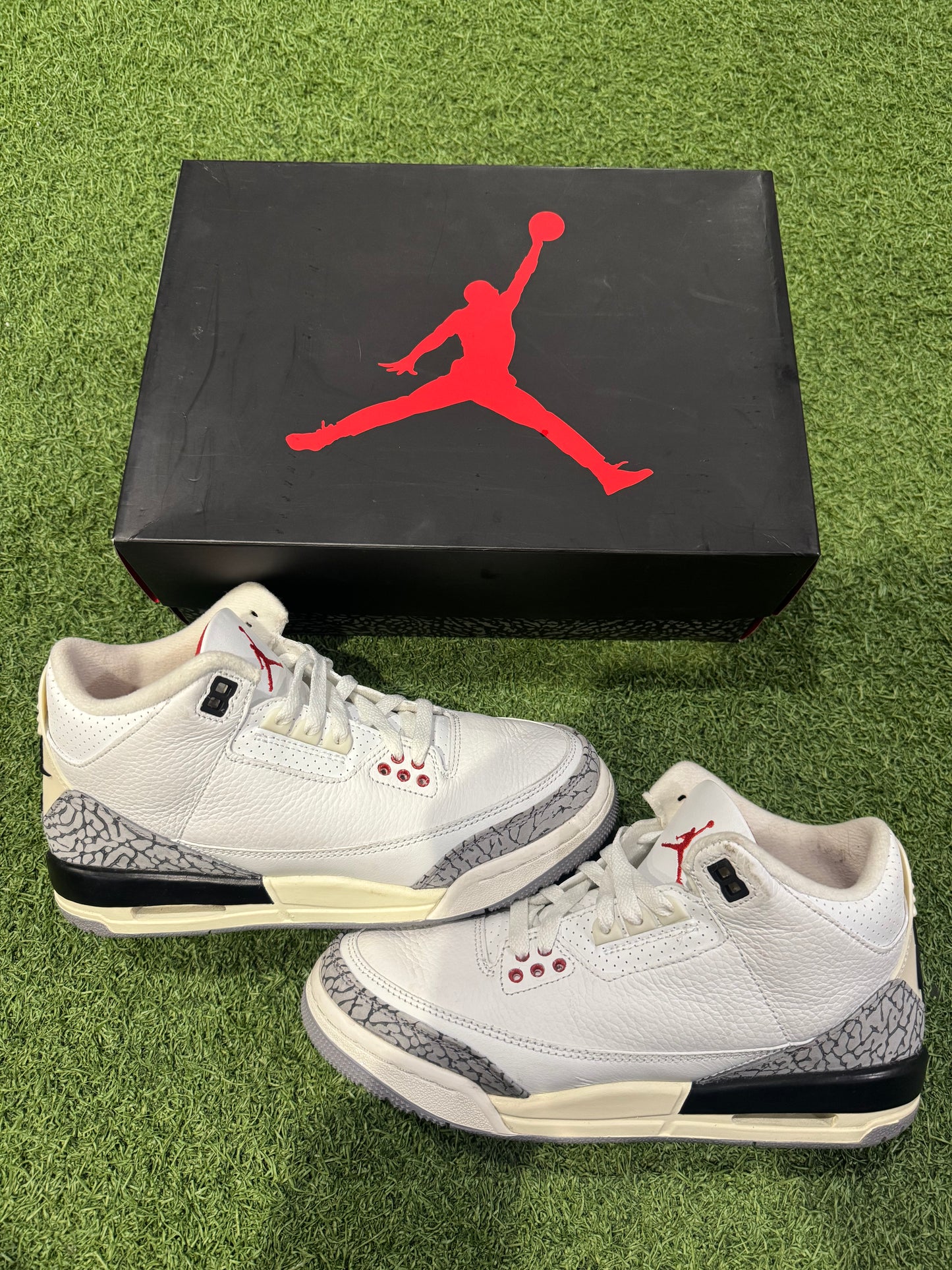 Jordan 3 White Cement (6.5Y)