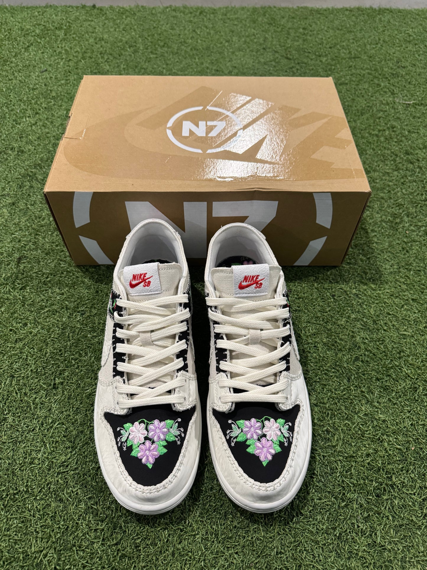 Dunk Low SB N7 Decon Black Sail (8)