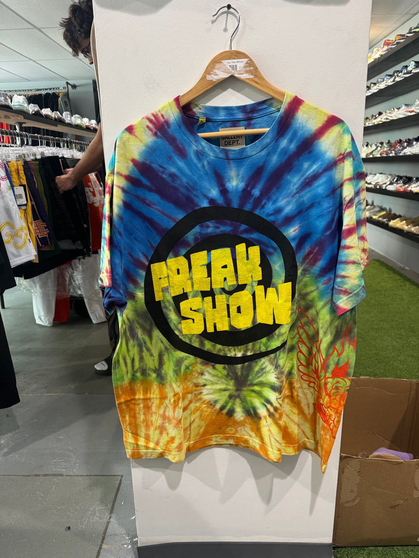 Gallery Dept. Freak Show Tie Dye Tee (L)