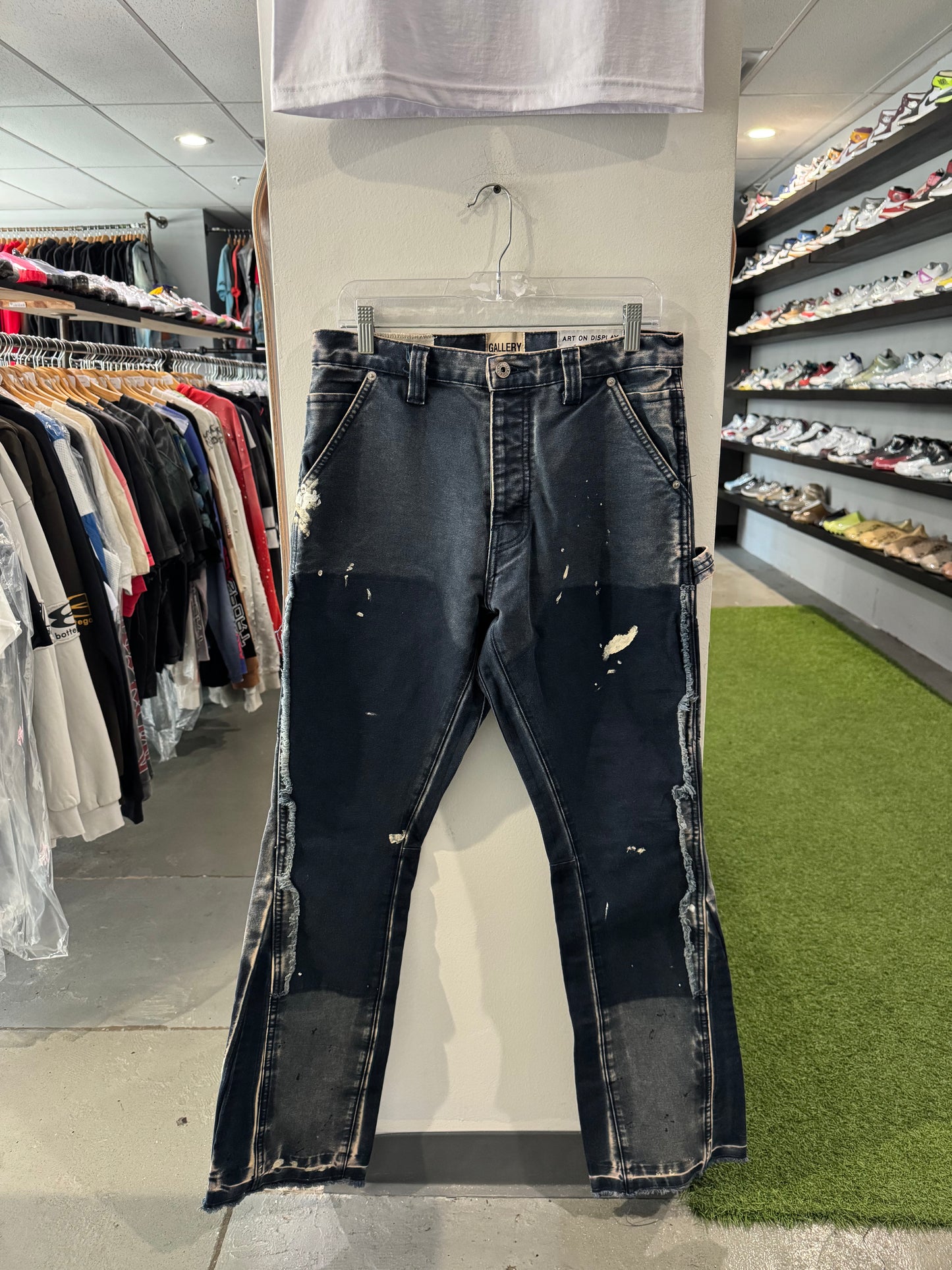 Gallery Dept Navy Carpenter Flared Pants (31)