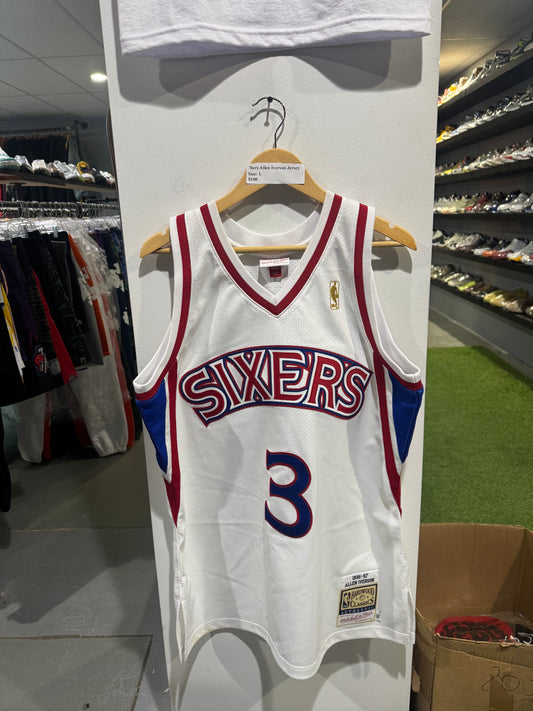 Philadelphia 76ers Allen Iverson Jersey (L)