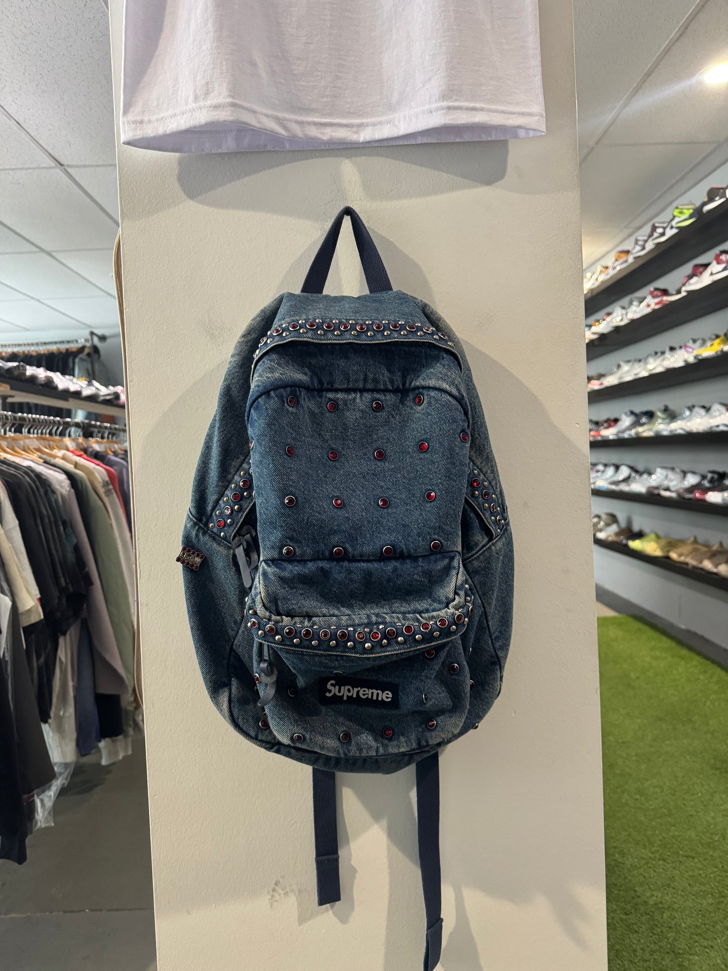 Supreme B.B. Simon Denim Backpack
