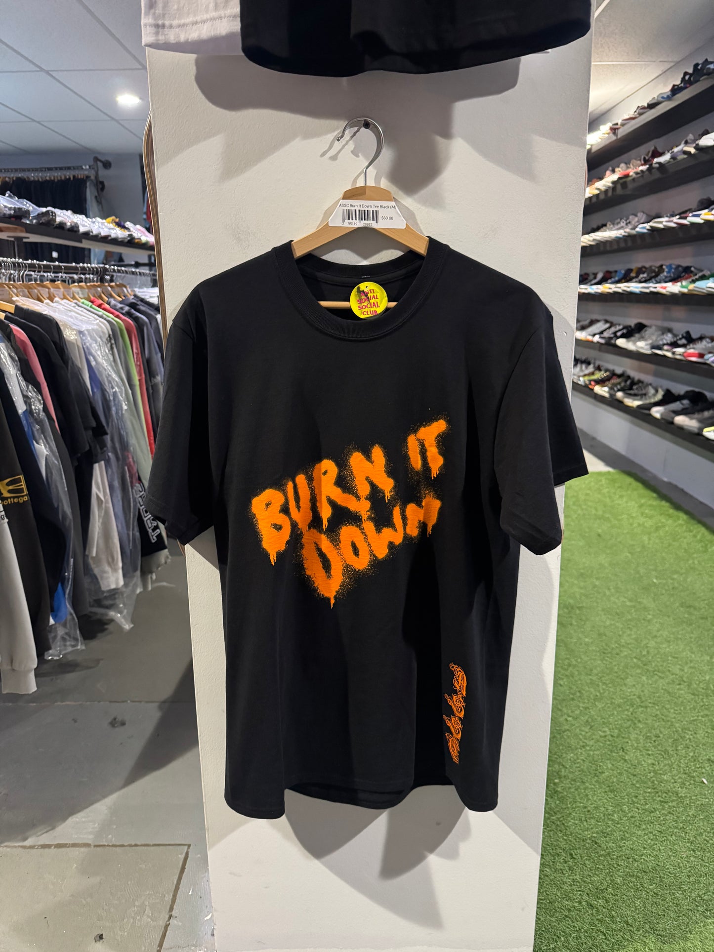 ASSC Burn It Down Tee Black