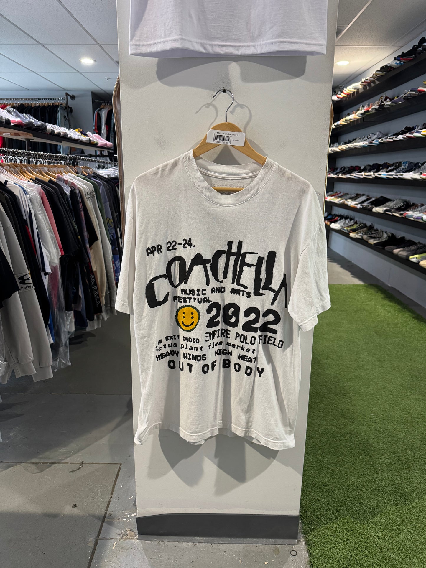 CPFM Coachella Tee White (L)