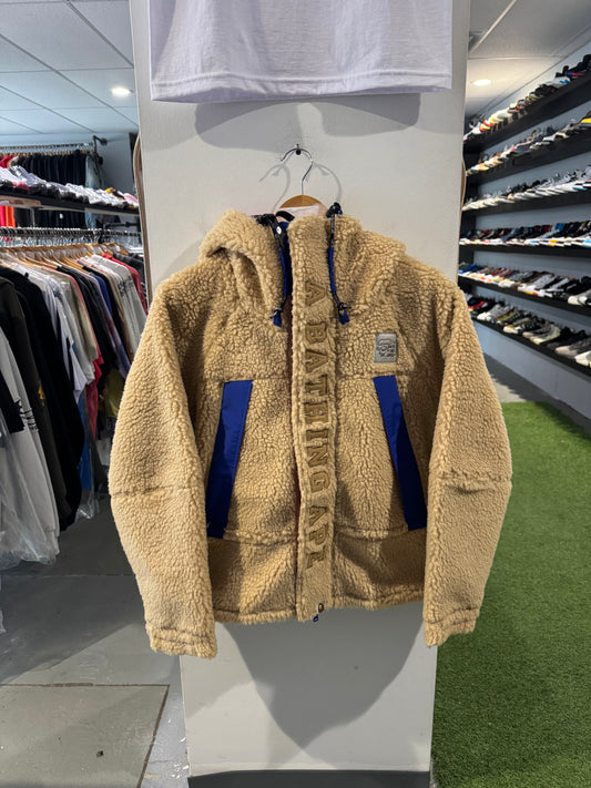 Bape Boa Fleece Jacket Beige