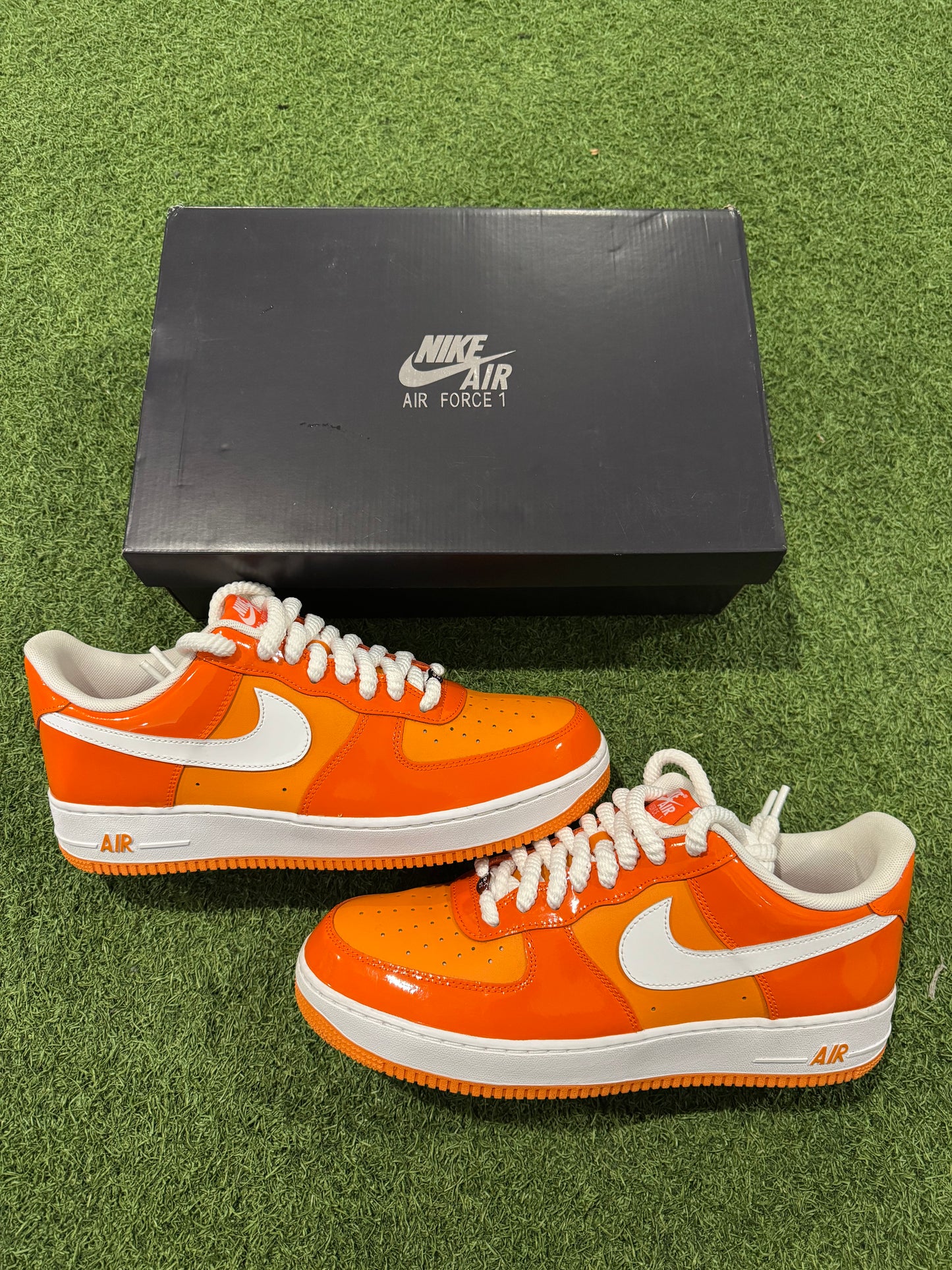 Air Force 1 White Patent Orange (13)