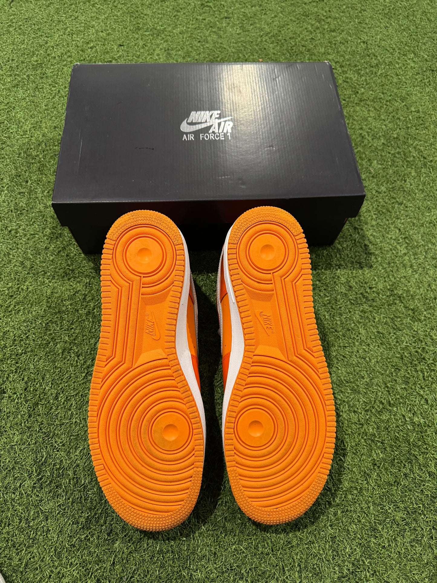 Air Force 1 White Patent Orange (13)