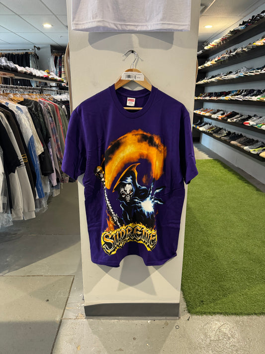 Supreme Grim Reaper Tee Purple