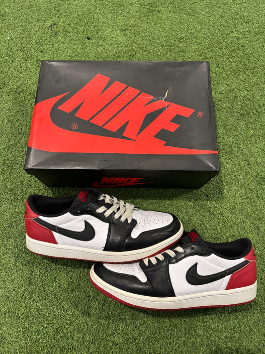 Jordan 1 Low Black Toe (10.5)