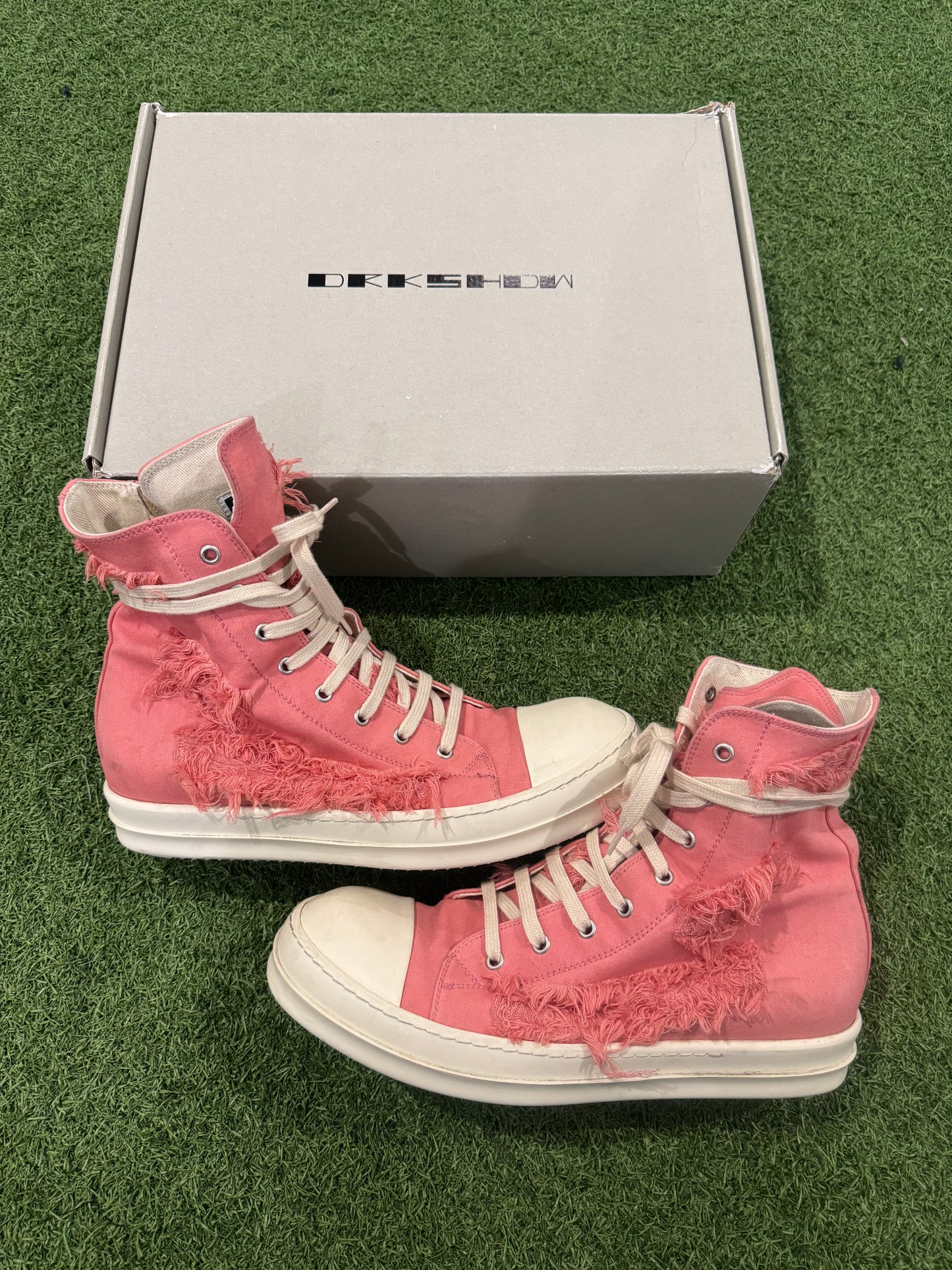 Rick Owens DRKSHDW Slashed Ramones Pink (43)