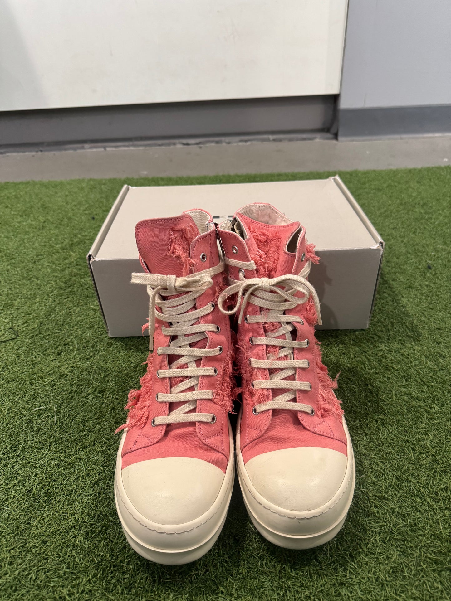 Rick Owens DRKSHDW Slashed Ramones Pink (43)