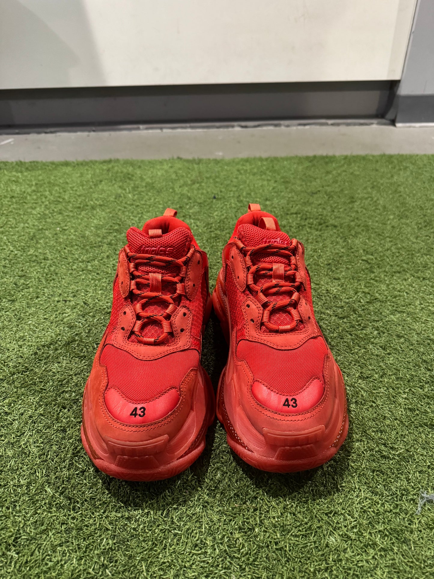 Balenciaga Triple S Red