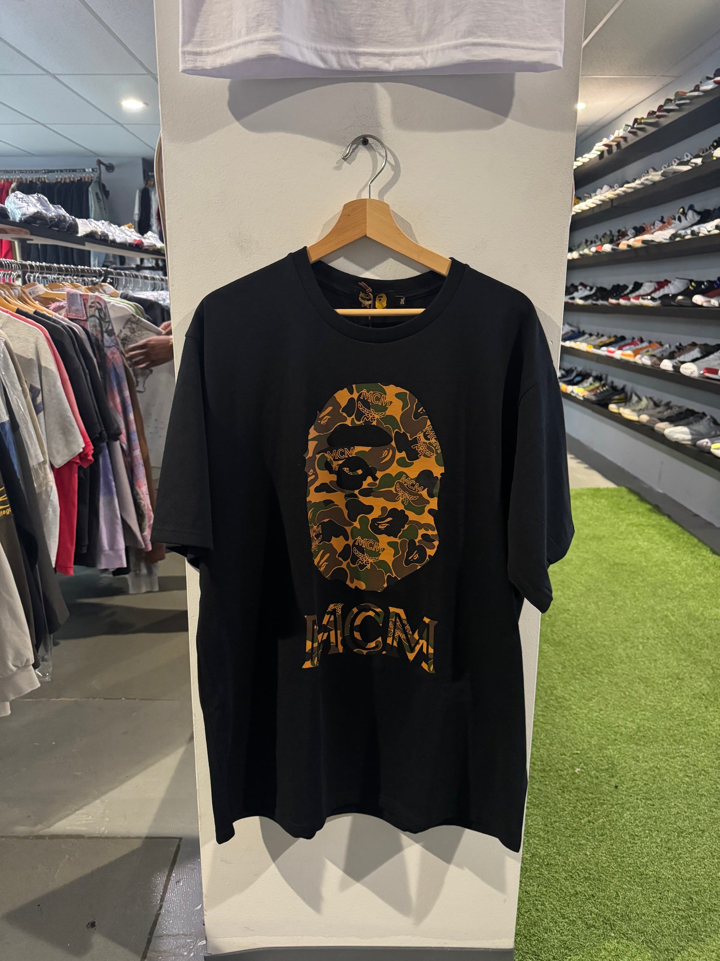 Bape MCM Big Ape Head Tee