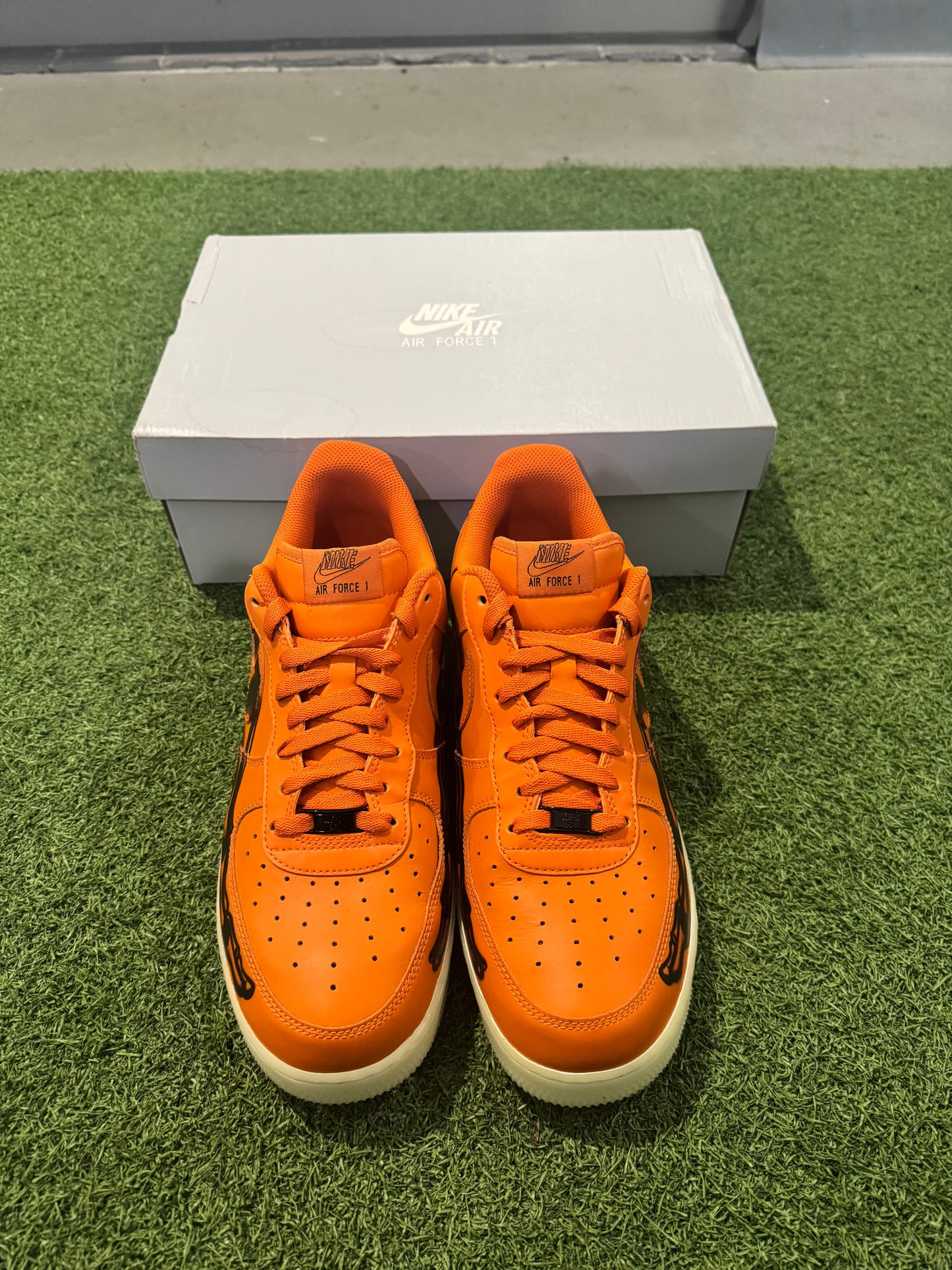Air Force 1 Orange Skeleton Halloween (12)