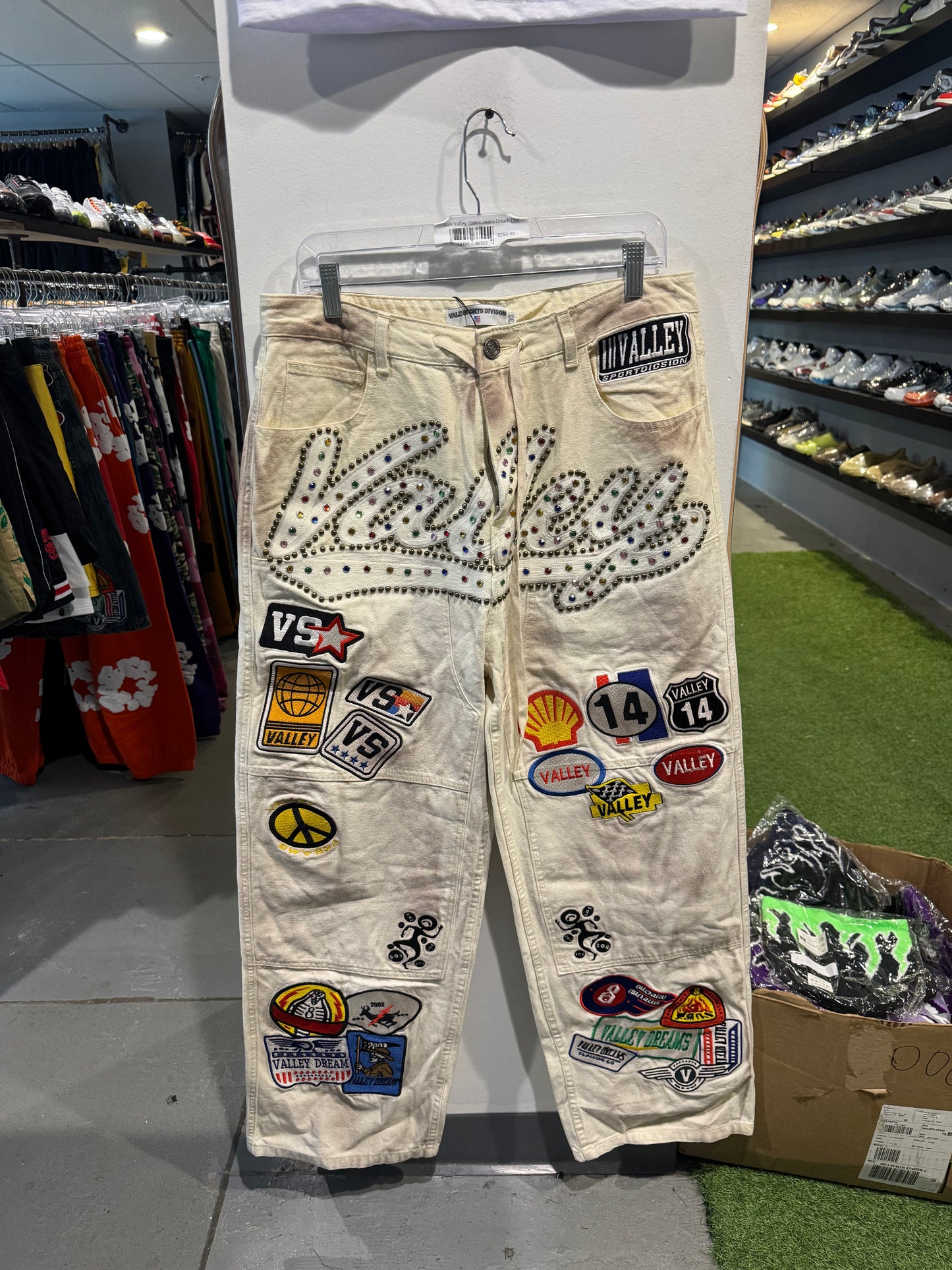Vale Valley 1980s Jeans Cream