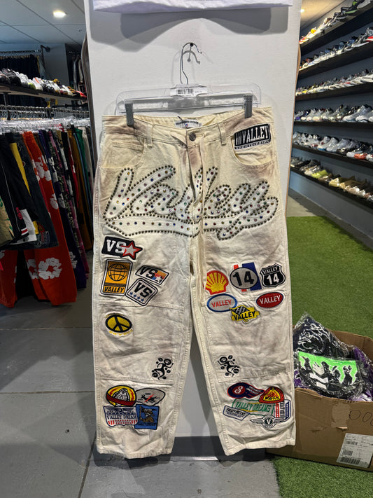 Vale Valley 1980s Jeans Cream