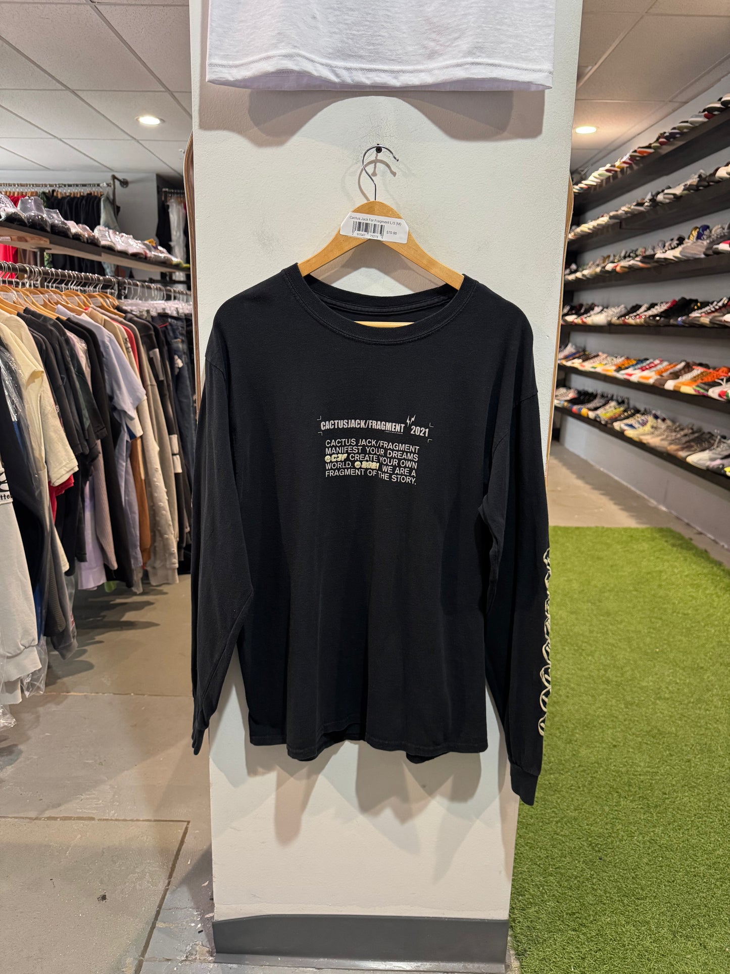 Travis Scott Cactus Jack For Fragment L/S (M)