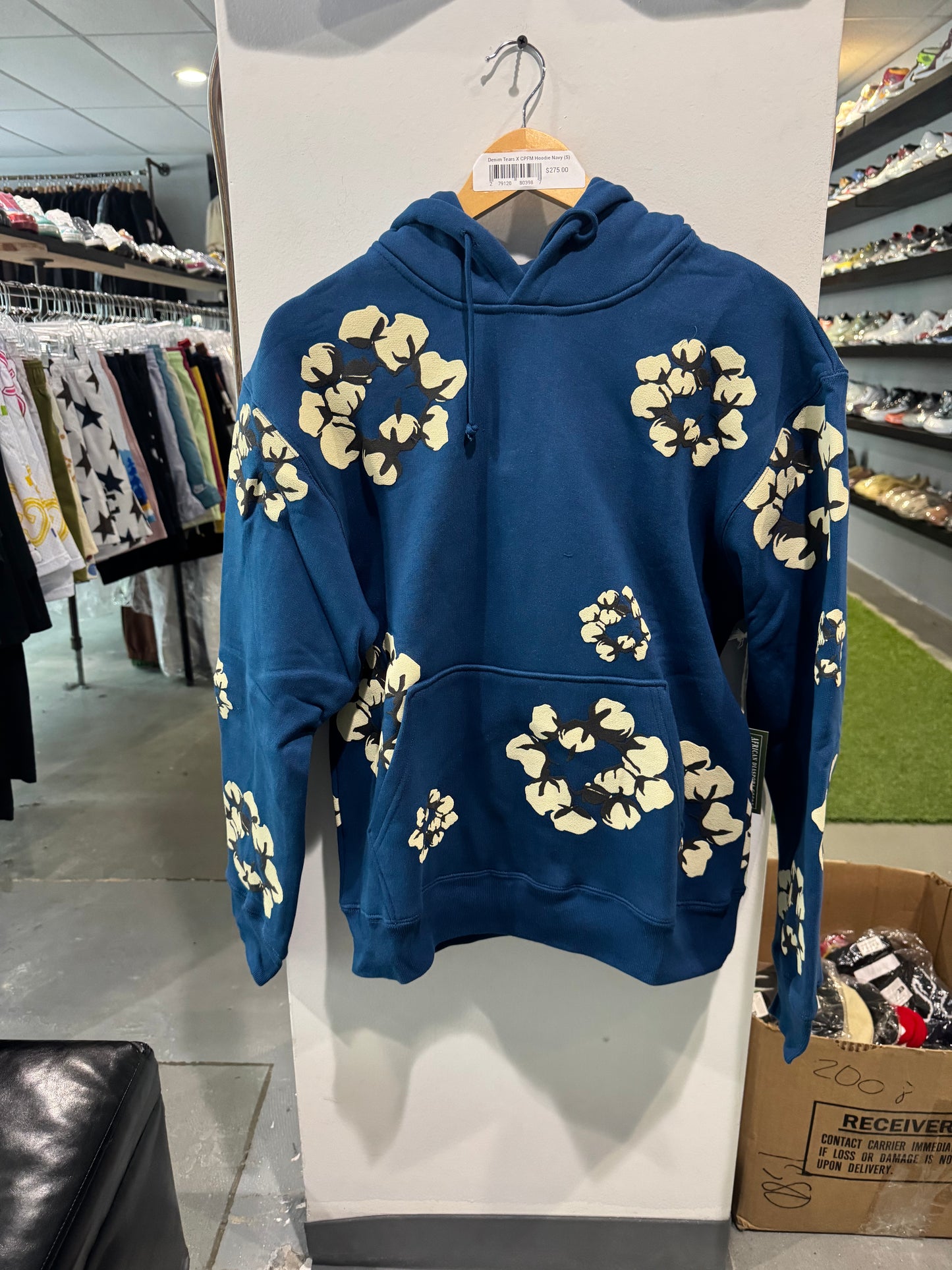 Denim Tears x CPFM Hoodie Navy