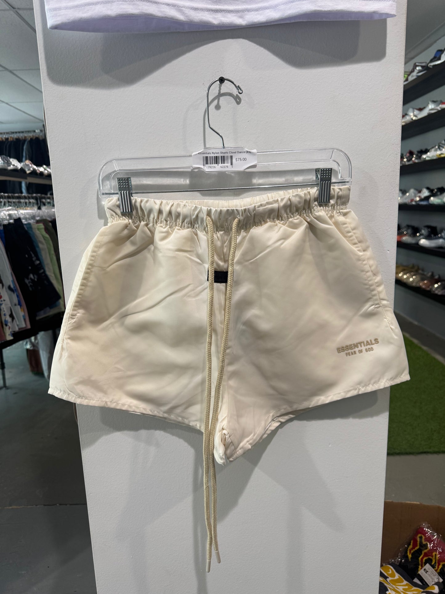 Essentials Nylon Shorts Cloud Dance