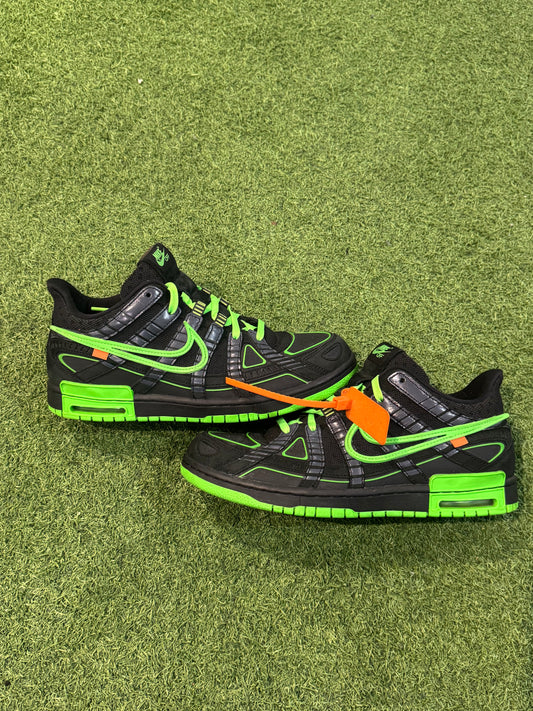 Off-White Rubber Dunk Green Strike (10.5)