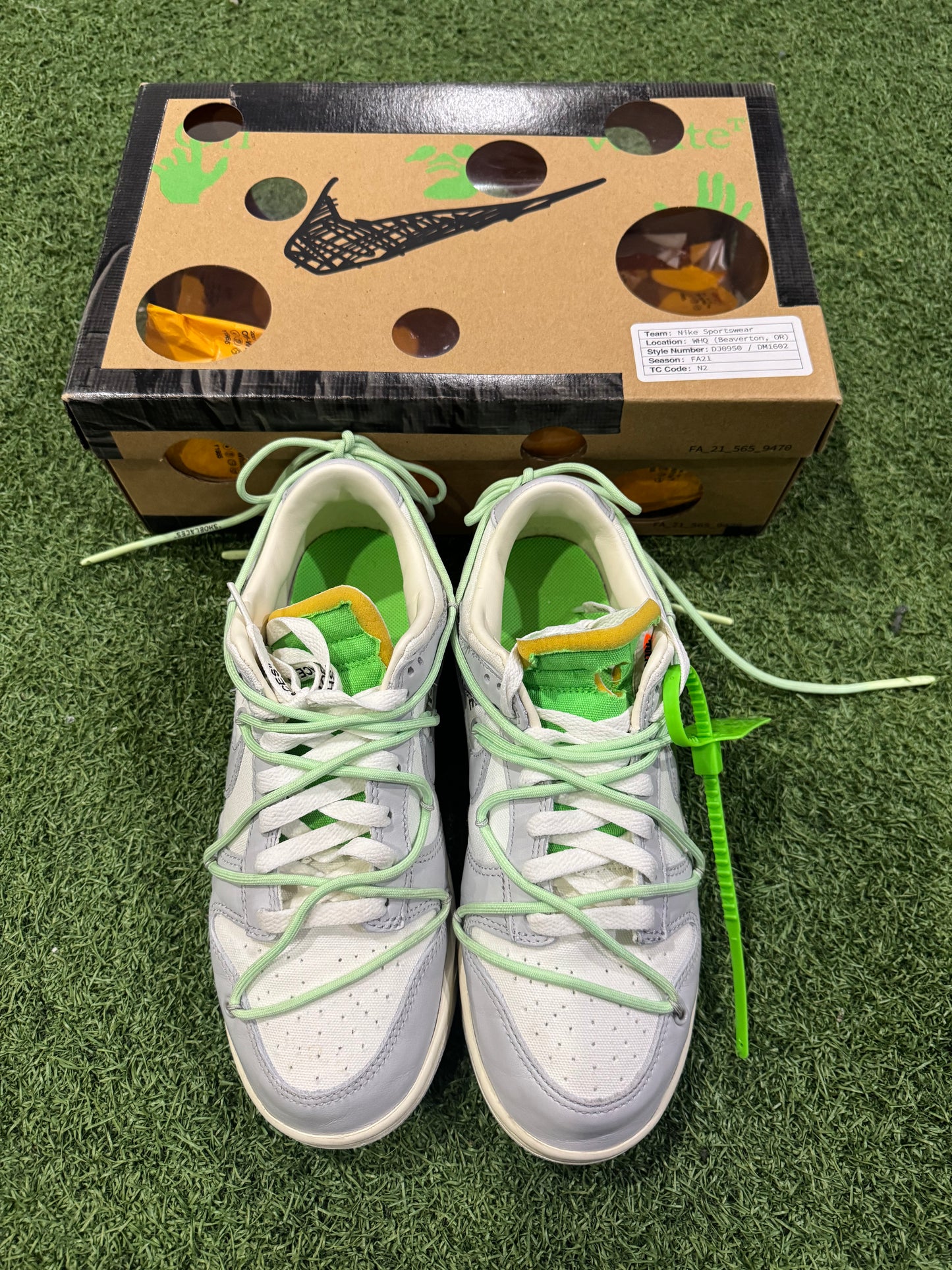 Dunk Low Off-White Lot 7 (8)