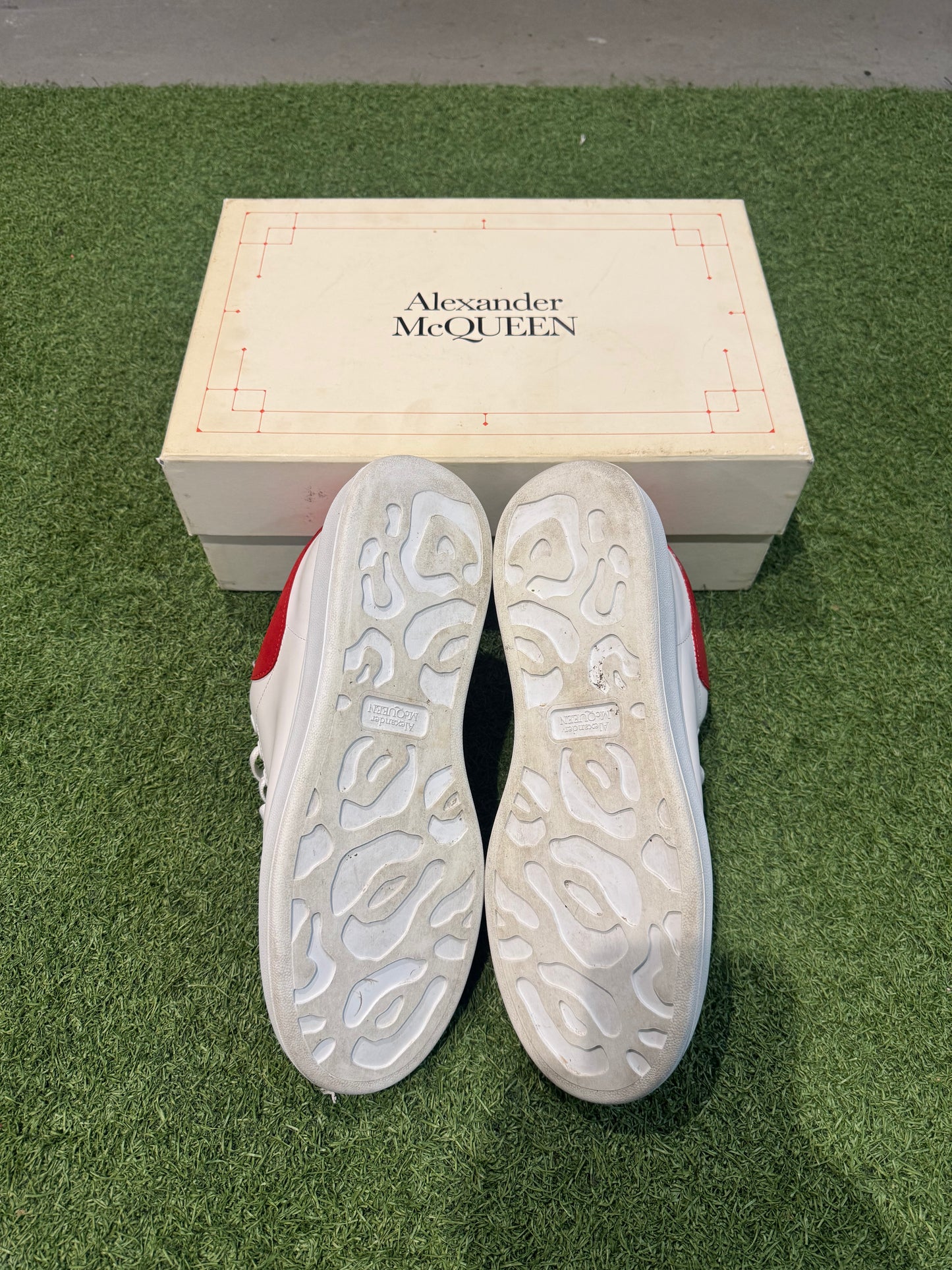 Alexander McQueen Sneaker White/Red (43)
